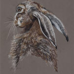 Innes Davis - Hare painting